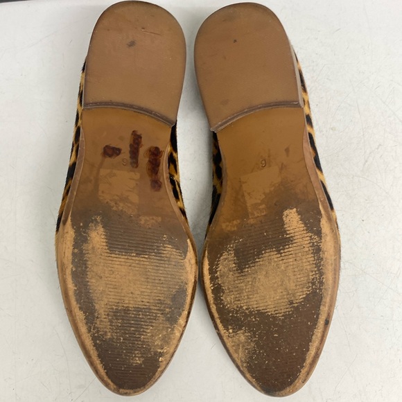 Madewell Animal Print Fur Loafer Shoes Size 6 - Picture 14 of 17